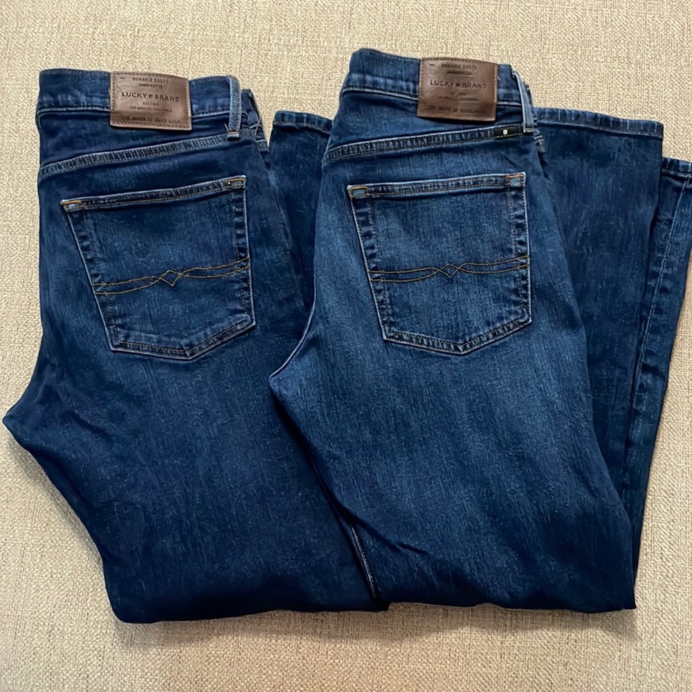 Lucky Brand Men’s Jeans 221 Straight Size 32/30 Set of Two Pairs